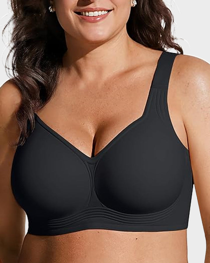 Comfortable, No-Iron Jelly Bra with Full Coverage and Smoothing Fit