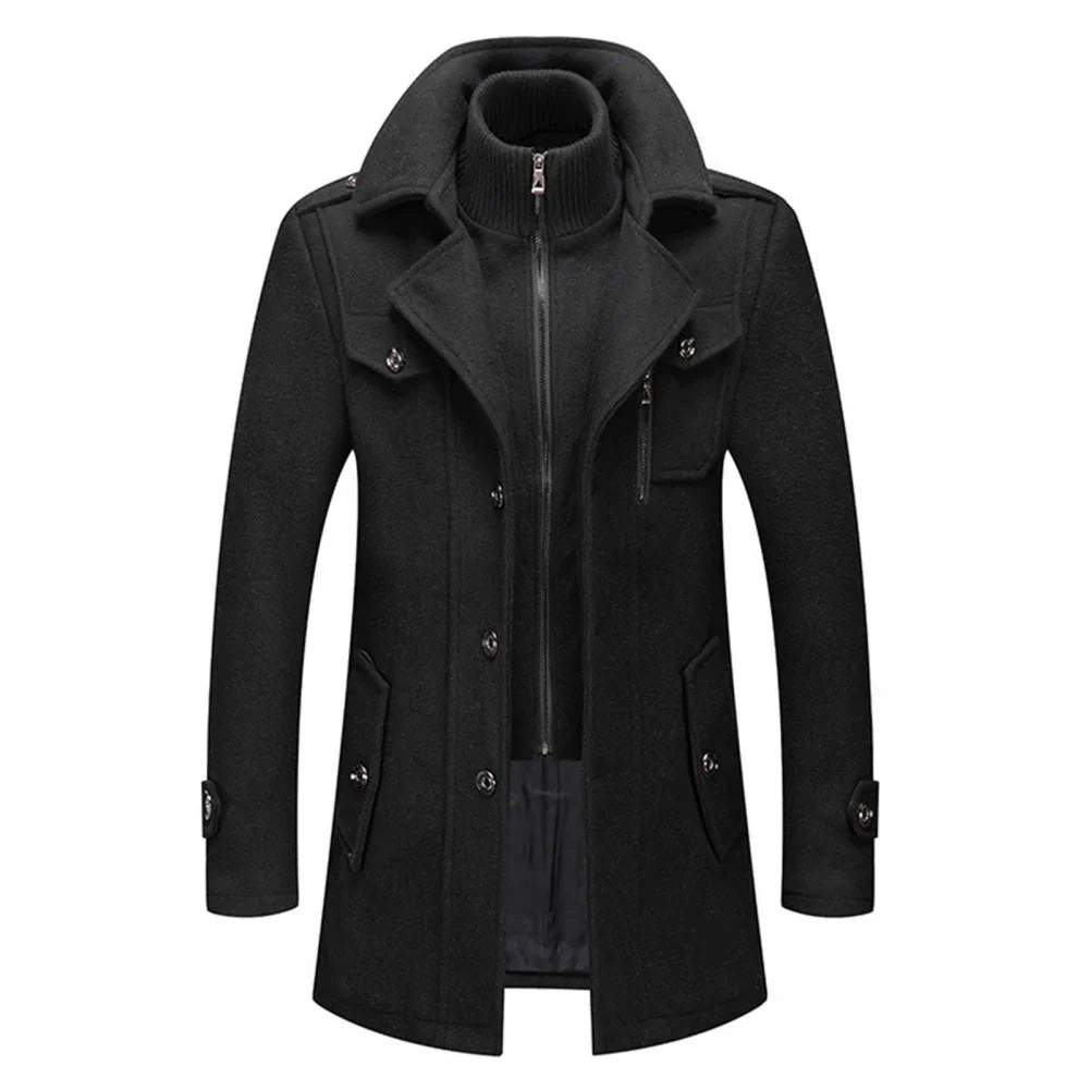 Two-Piece Winter Coat for Men: Warmth and Style Combined