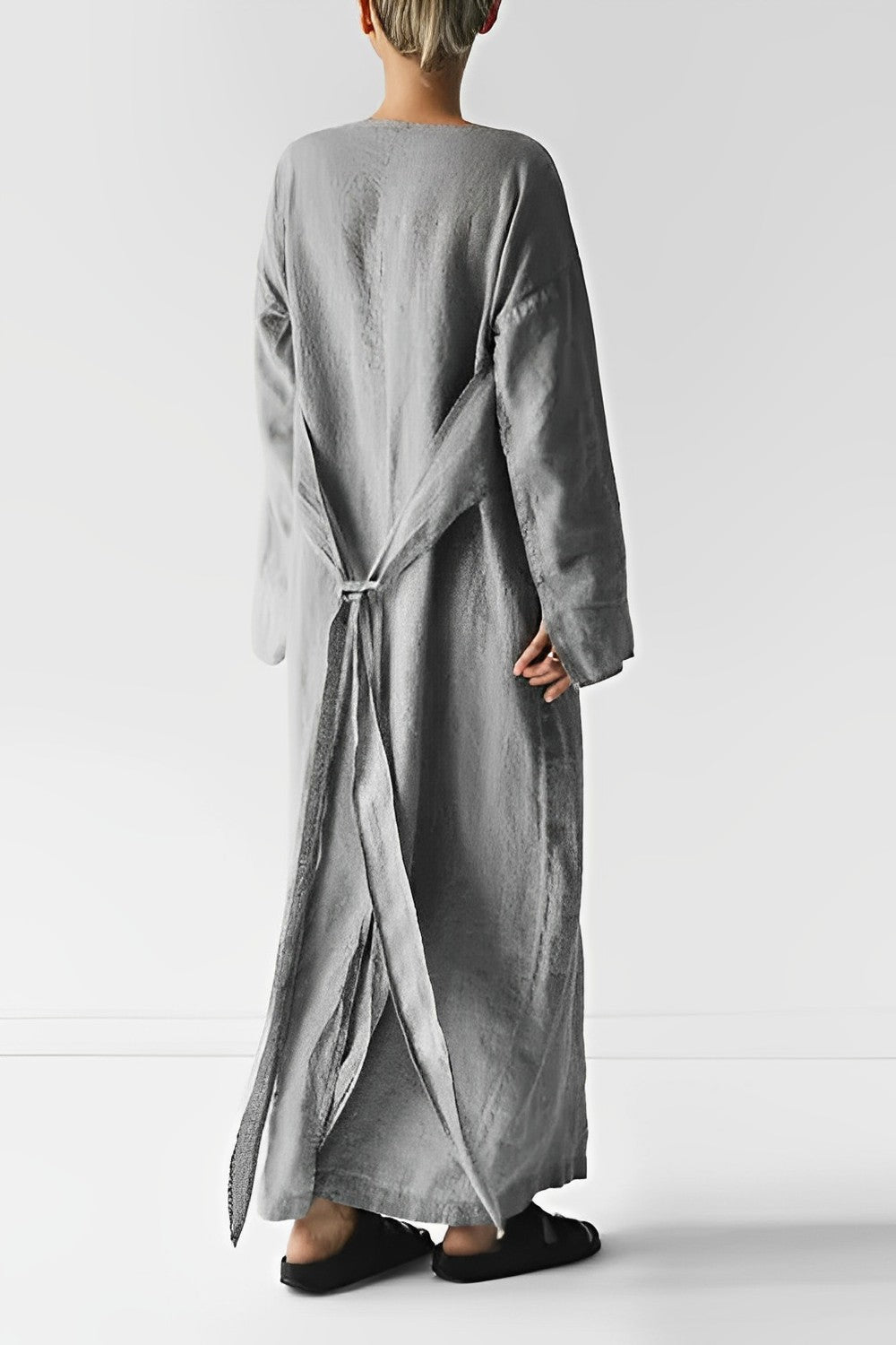 Stylish Maxi Dress with Bow Detail