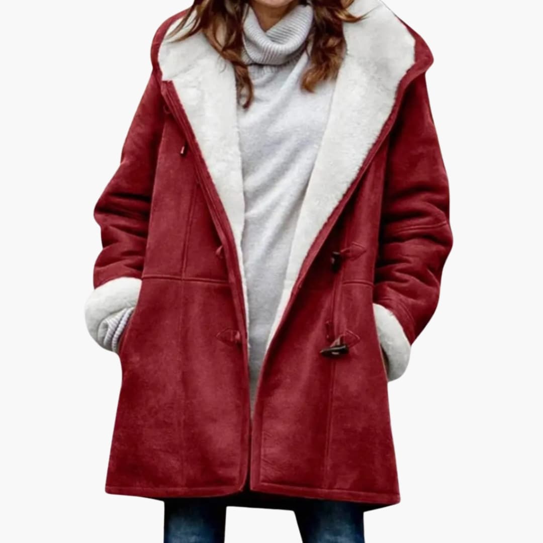 Women’s Hooded Coat – Toggle Front Style