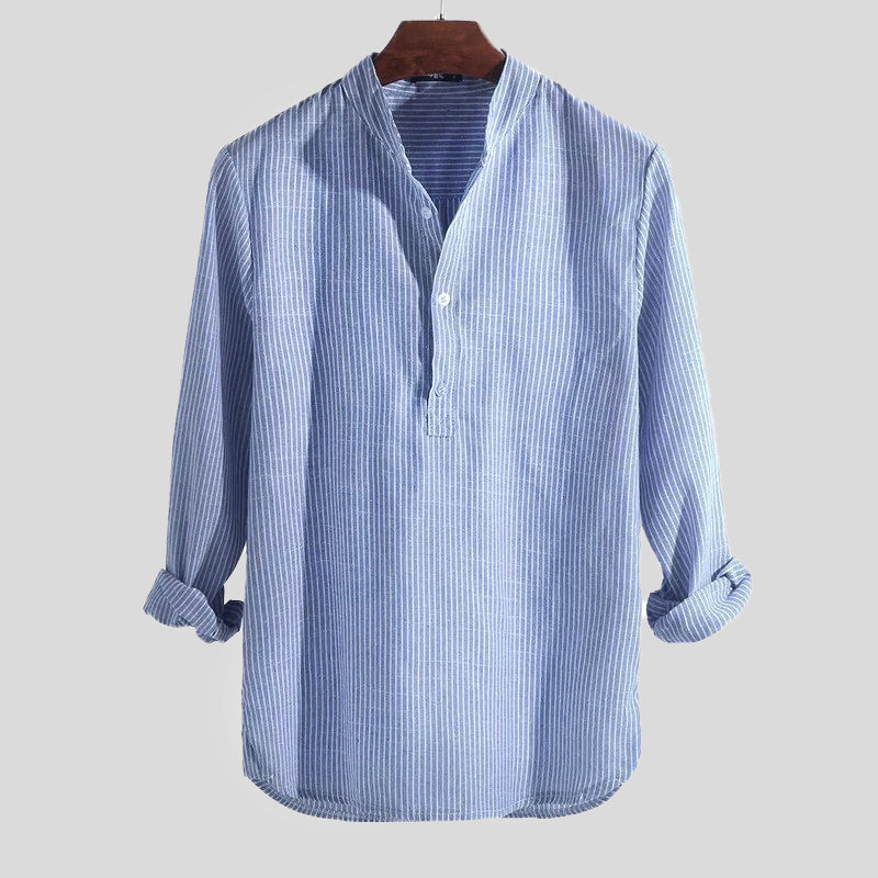 Men’s Henley Shirt Classic & Breathable