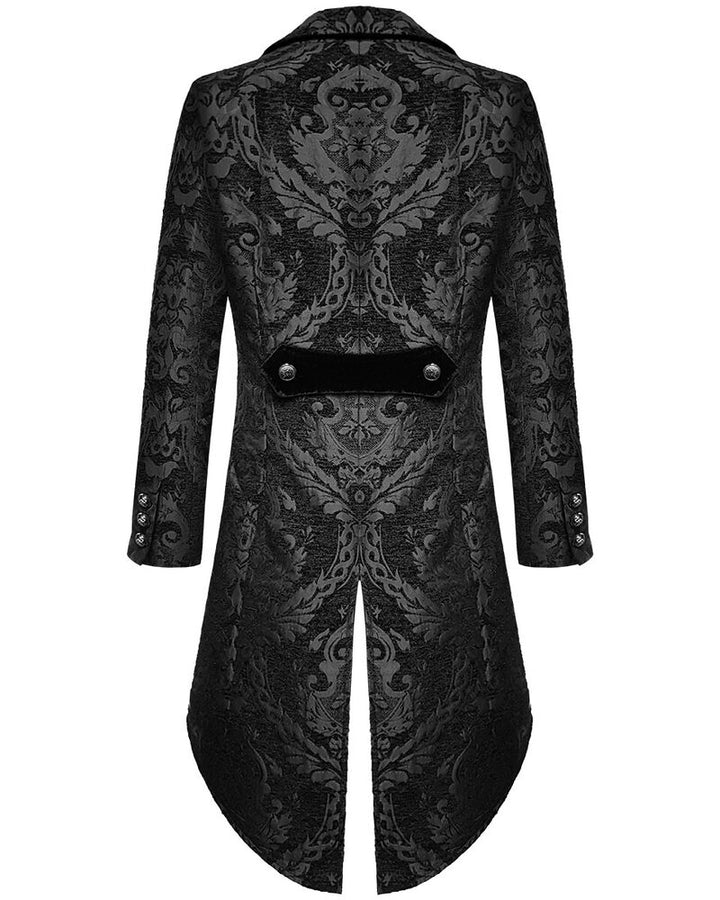 Men's Gothic Jacket with Brocade Design - Victor