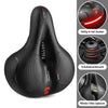 Ergonomic comfort bicycle seat with cut-out – with 2-inch thick foam and waterproof PU leather