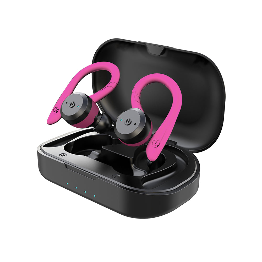 Vega Waterproof Wireless Sports Earbuds – 20 Hours of Playback | Bluetooth 5.0, IPX7 for Swimming and Fitness