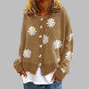 Floral Knit Sweater for Women
