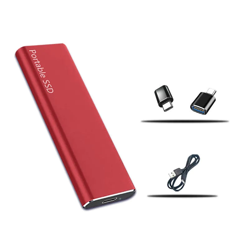 4 TB portable external hard drive with USB-C for data storage