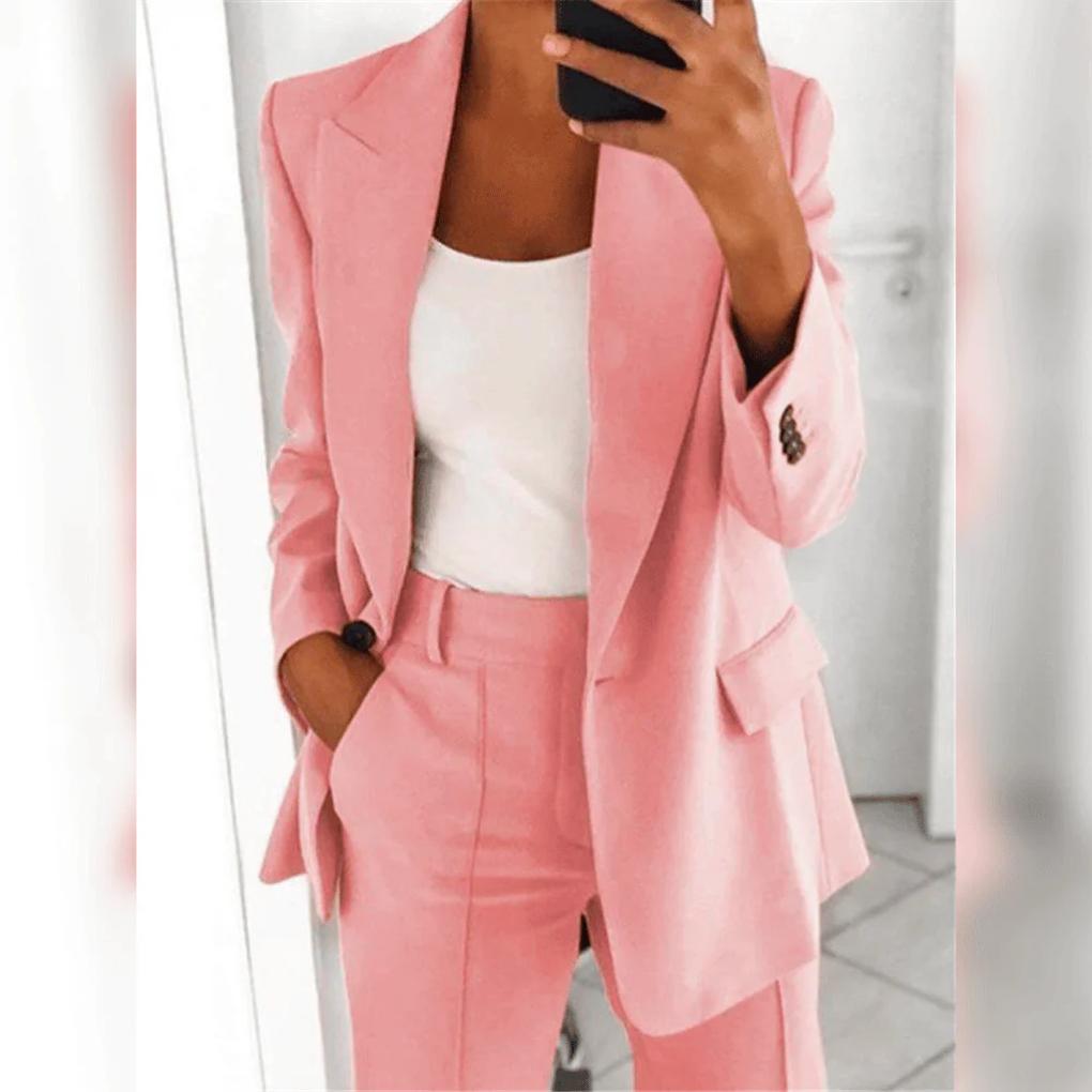 Elegant 2-Piece Women’s Suit Set – Polished Pair for Formal Looks