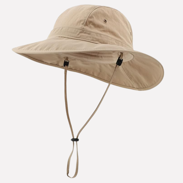 Men’s UPF 50+ Wide‑Brim Sun Hat