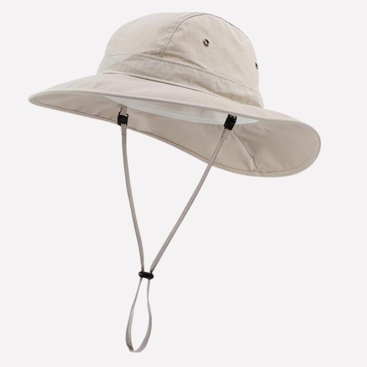 Men’s UPF 50+ Wide‑Brim Sun Hat