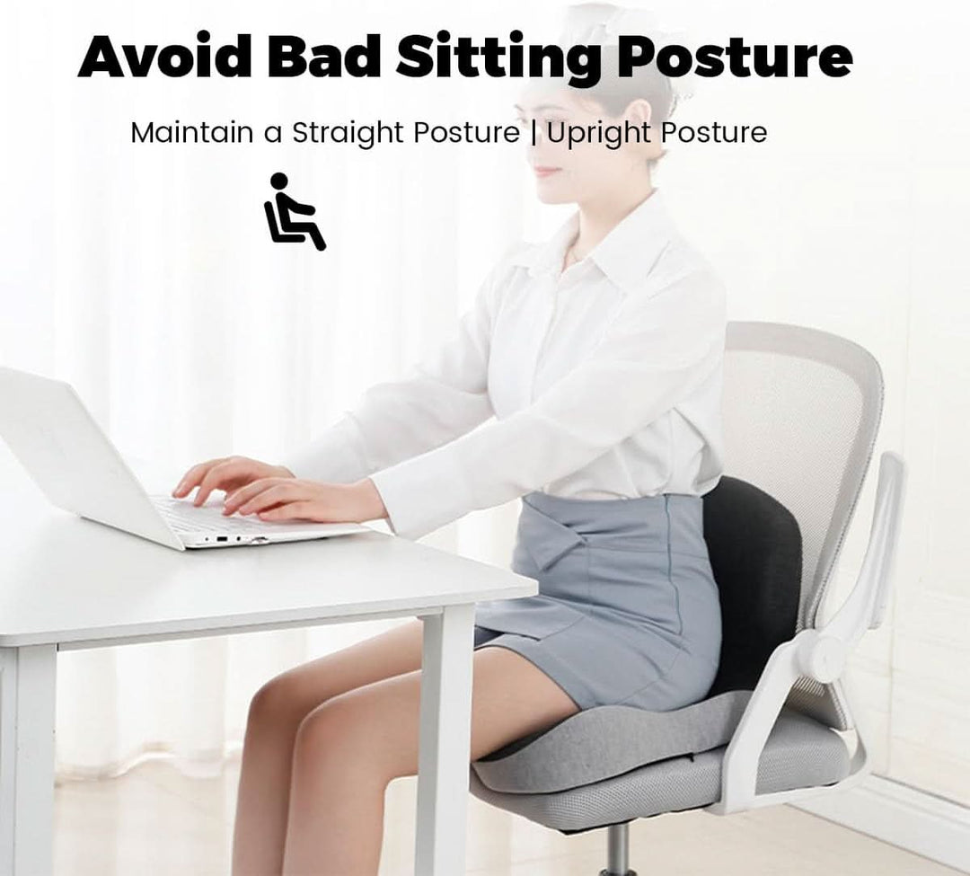 ERGOREST – Ergonomic Lumbar Cushion for Office and Car Seats