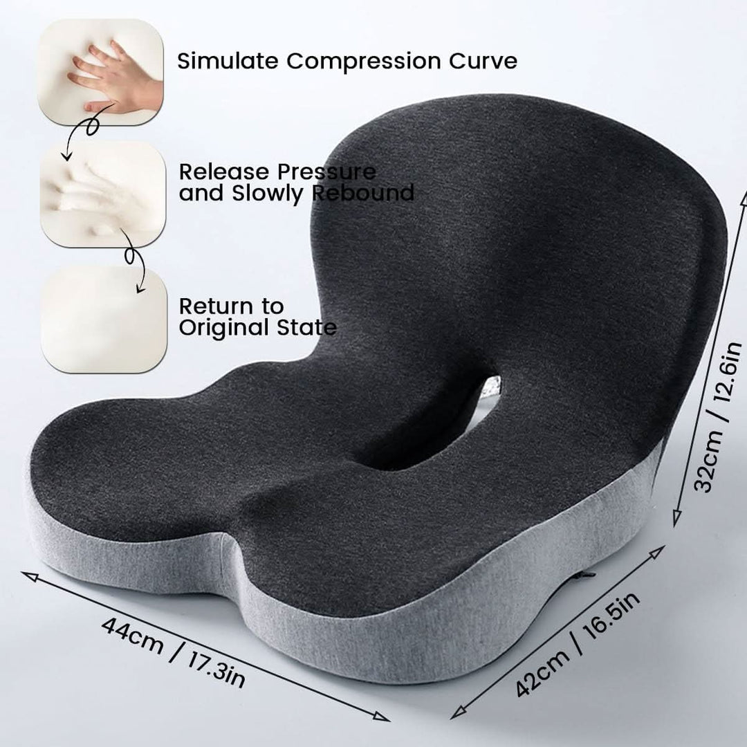 ERGOREST – Ergonomic Lumbar Cushion for Office and Car Seats