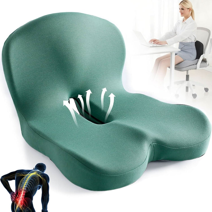 ERGOREST – Ergonomic Lumbar Cushion for Office and Car Seats