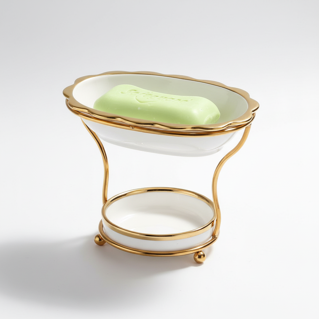 Raised Porcelain Soap Dish - DryGrace