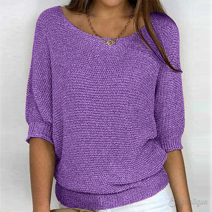 Solid Casual Women's Oversize Sweater Cozy Simplicity for Effortless Everyday Style