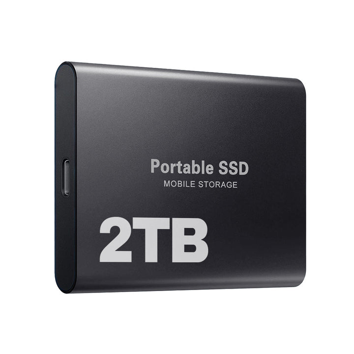 2TB External SSD Portable Shock-Resistant High-Speed Storage