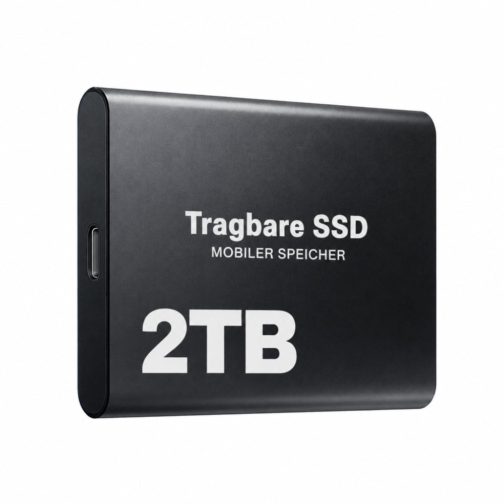 Portable USB-C SSD with 2 TB of Storage