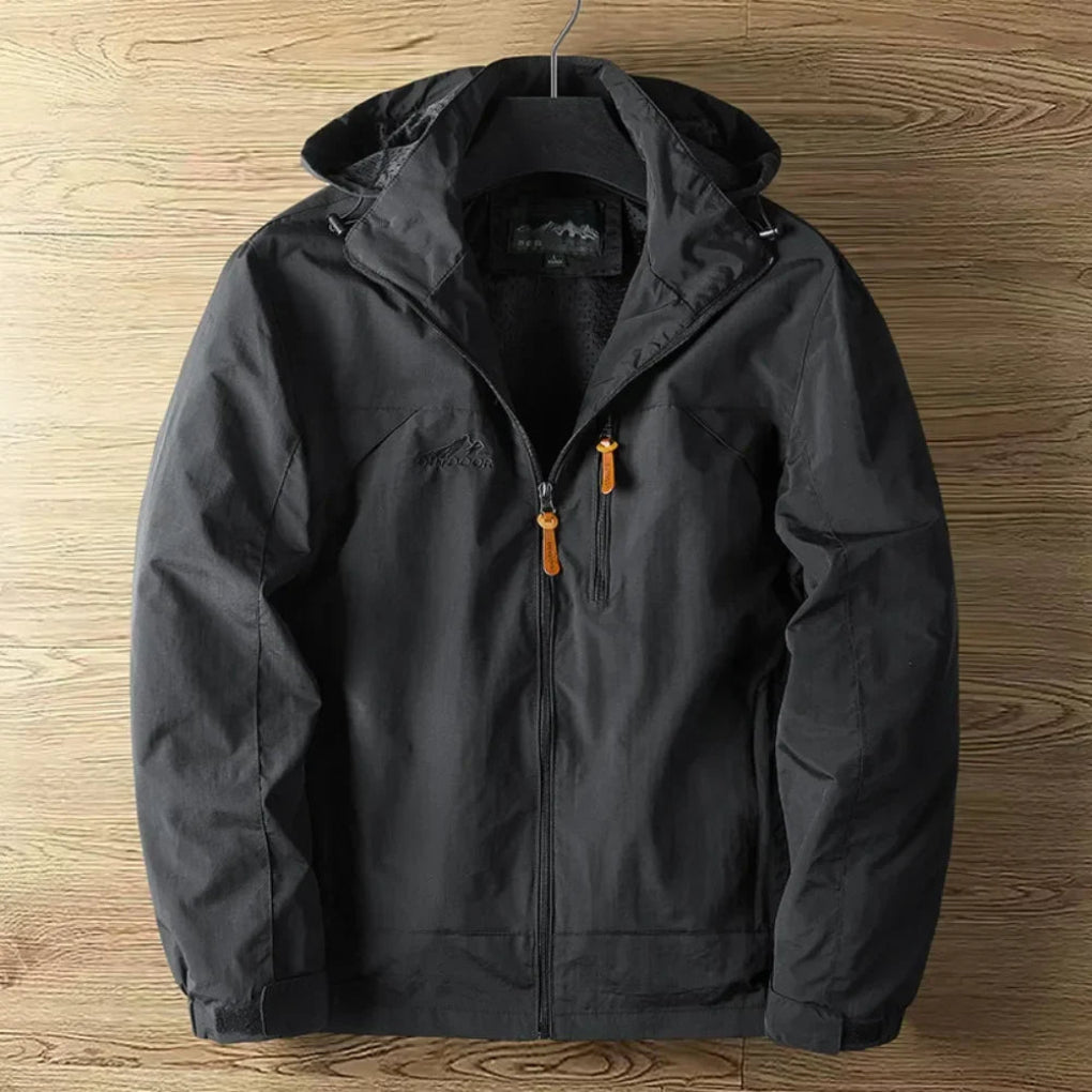 Men’s Waterproof Breathable Outdoor Jacket with Hood