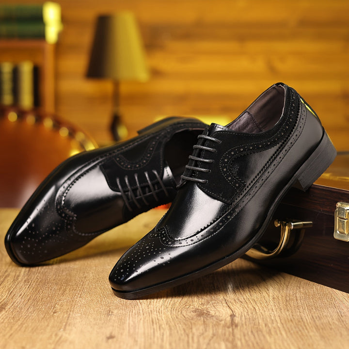 Elegant Men’s Leather Business Dress Shoes