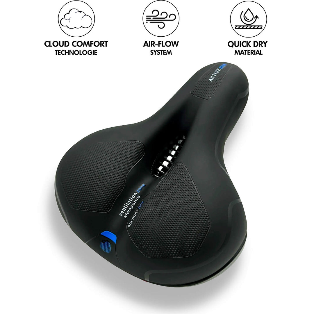 Bicycle saddle | Ergonomic comfort | Shock-absorbing design