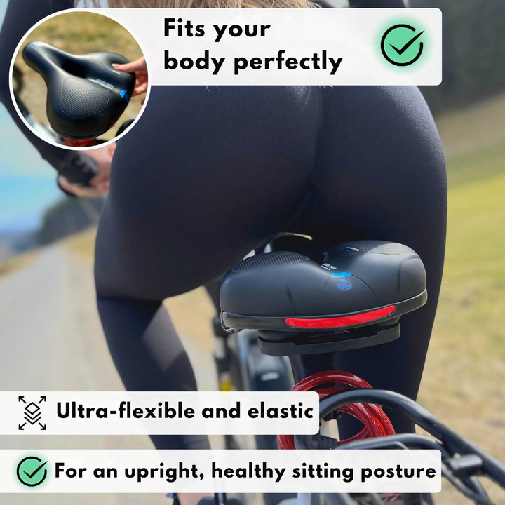 Bicycle saddle | Ergonomic comfort | Shock-absorbing design