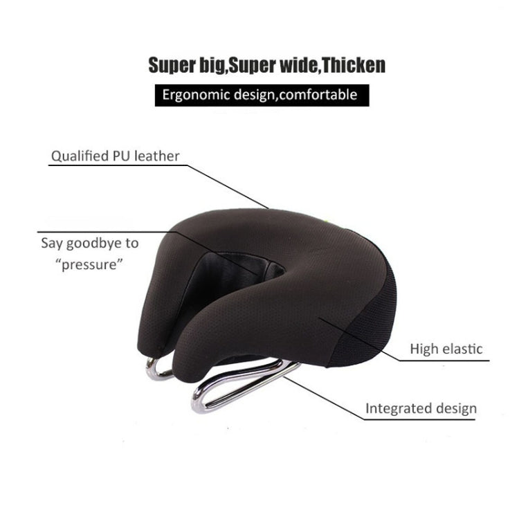 Noseless mountain bike saddle | Ergonomically padded seat cushion | Pressure relief