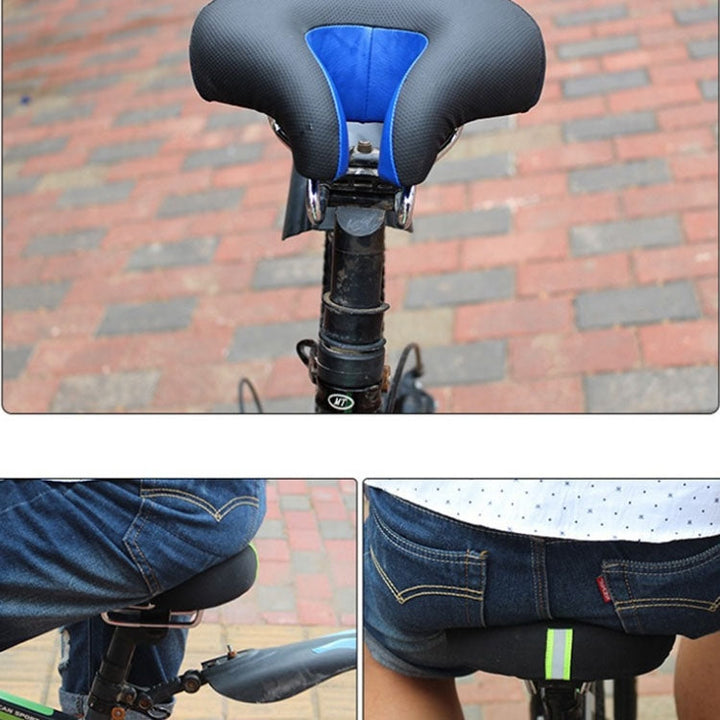 Noseless mountain bike saddle | Ergonomically padded seat cushion | Pressure relief