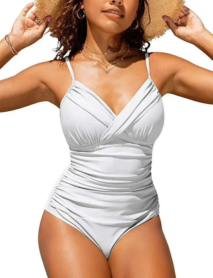 Figure-Shaping Ruched Swimsuit - Marisa