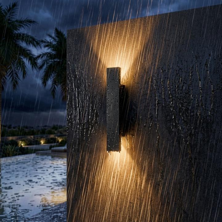 Outdoor LED Wall Light with Up and Down Lighting – Weatherproof, IP65 Rating