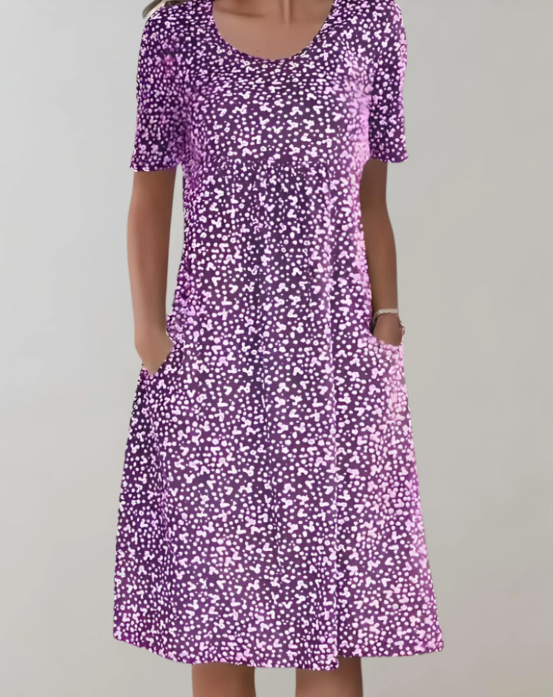 Women’s Lightweight V Neck Casual Dress