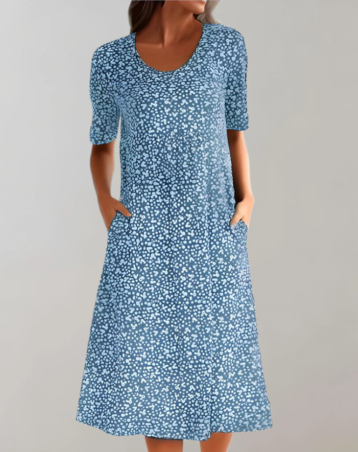 Women’s Lightweight V Neck Casual Dress