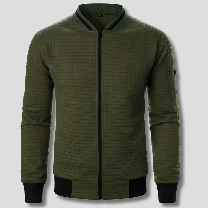 Comfortable and Warm Men’s Zip-Up Sweater