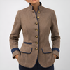 Elegant Ladies Jacket in Plain Colour