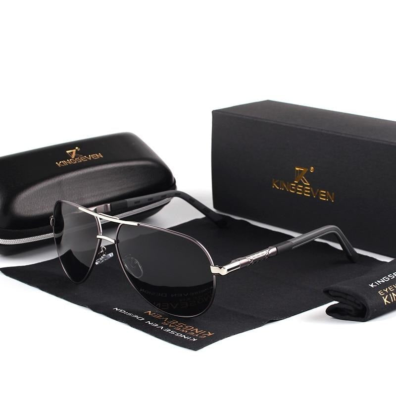 Vintage Polarised Aluminium Sunglasses