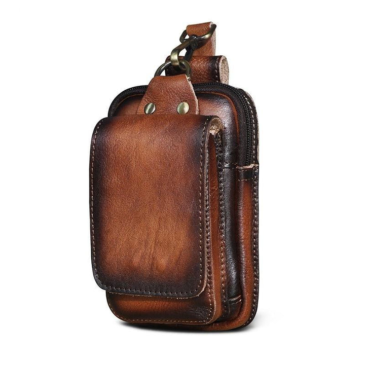 Men's High-Quality Leather Belt Bag - Guardian Leather