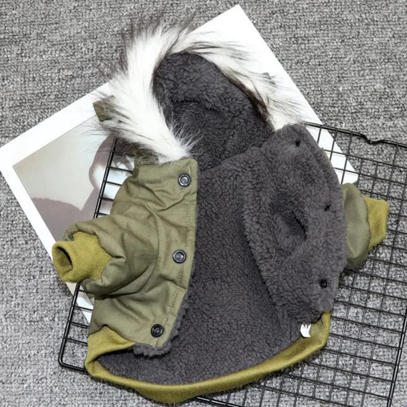 PureFur Dog Coat | Thick, Warm Fleece Coat for Dogs in Winter