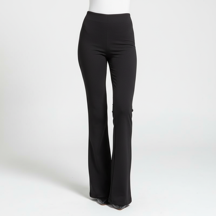 High-Waisted Flared Trousers - Annika