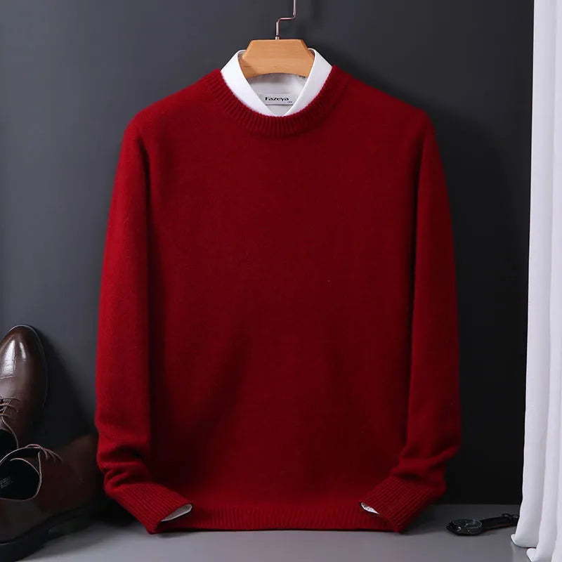 Faux fine Wool-like Sweater for Men