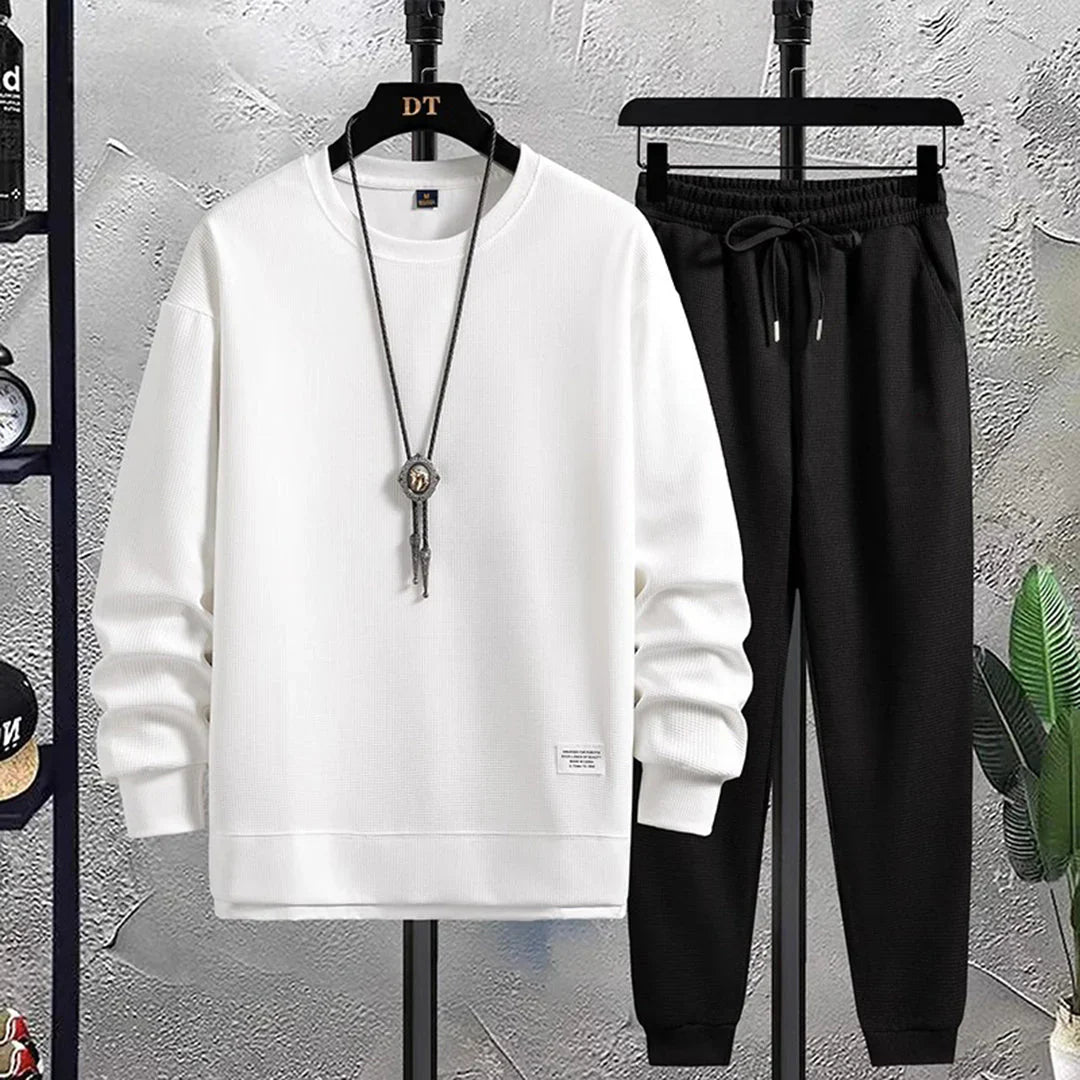 Relaxed Sporty Tracksuit for Men