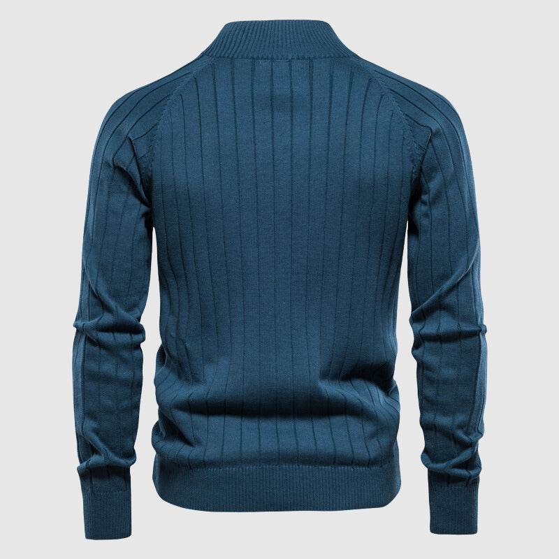 Men’s Cotton Full-Zip Cardigan