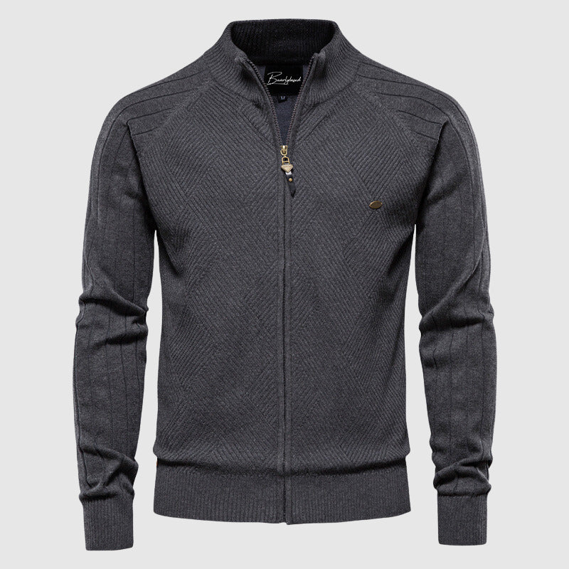 Men’s Cotton Full-Zip Cardigan