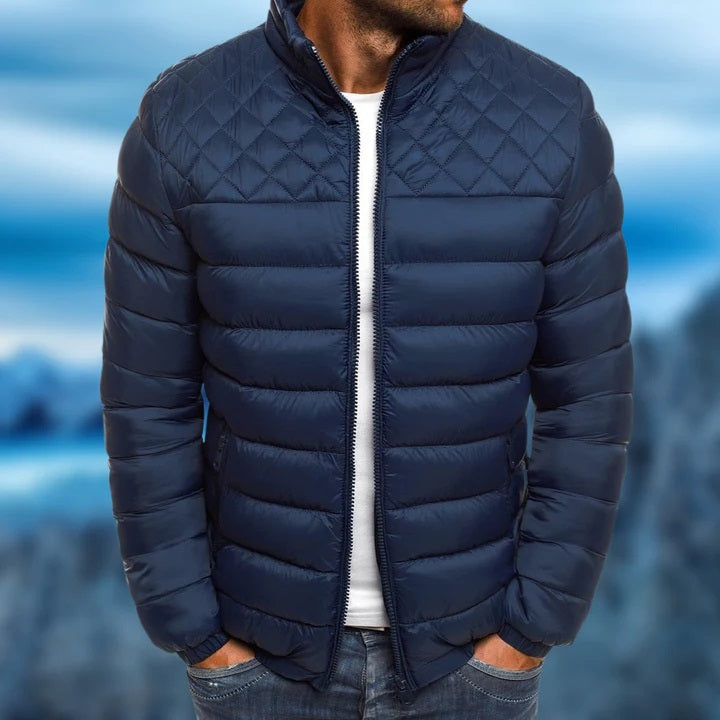 Water-Repellent and Windproof Quilted Men's Jacket - Logan