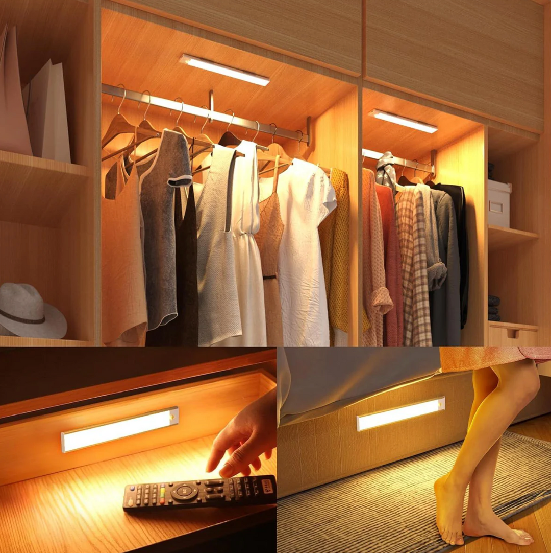 LED Under-Cabinet Light with Motion Sensor, Magnetic, No Drilling