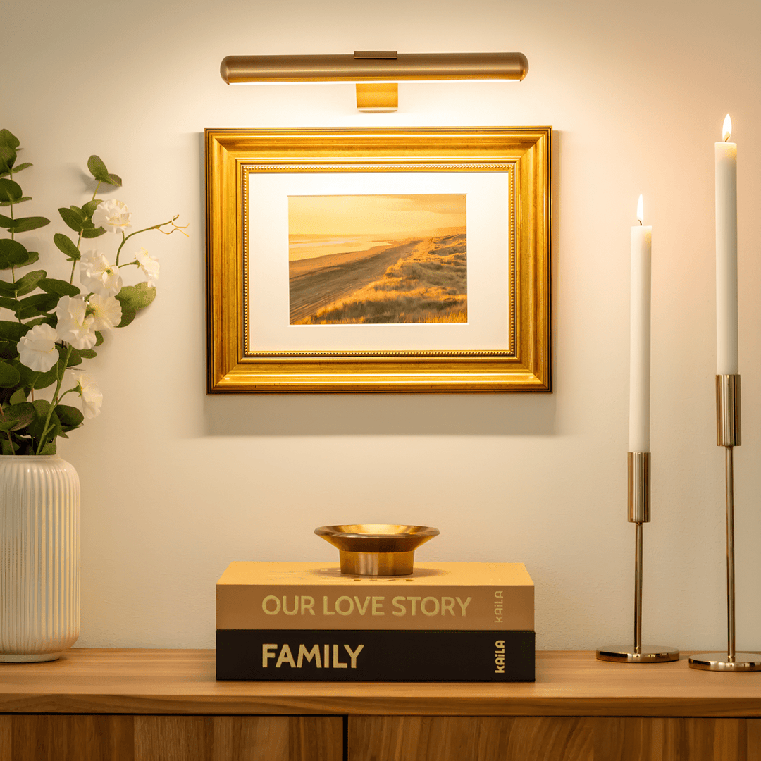 LED Wall Lamp | Dimmable Artistic Lighting | Rechargeable Metal Design | ArtGlow