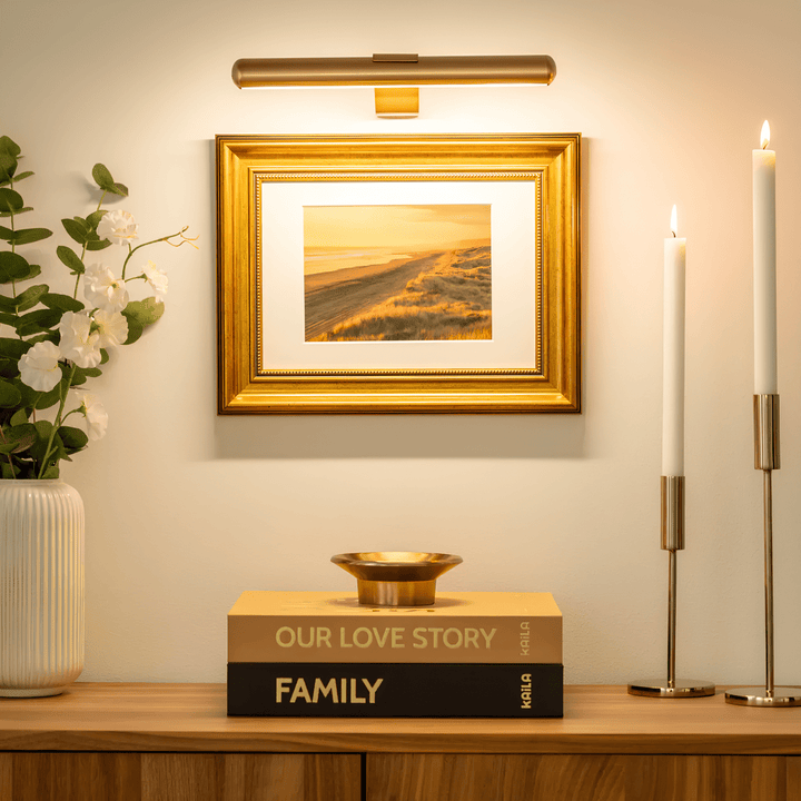 LED Wall Lamp | Dimmable Artistic Lighting | Rechargeable Metal Design | ArtGlow