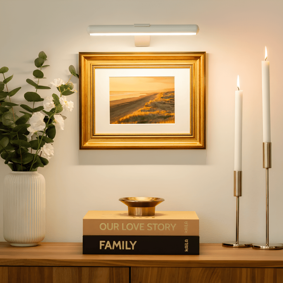 LED Wall Lamp | Dimmable Artistic Lighting | Rechargeable Metal Design | ArtGlow