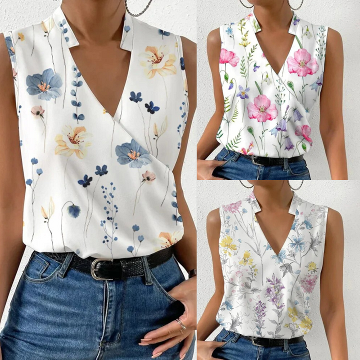 Chic Sleeveless Women's Top