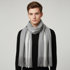 Long Cashmere Scarf with Fringes - Cashmora