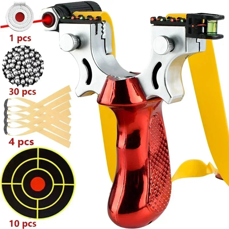 Gioco per Pratica al Bersaglio all'Aperto con Impugnatura Antiscivolo, Guida LED e Livello – Design Leggero e Durevole