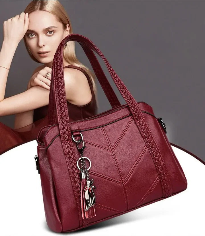 Leather Handbag | Spacious and Well-Organised Tote for Women