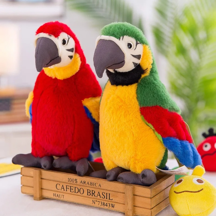 The Talking Parrot Soft Toy - Squawkie